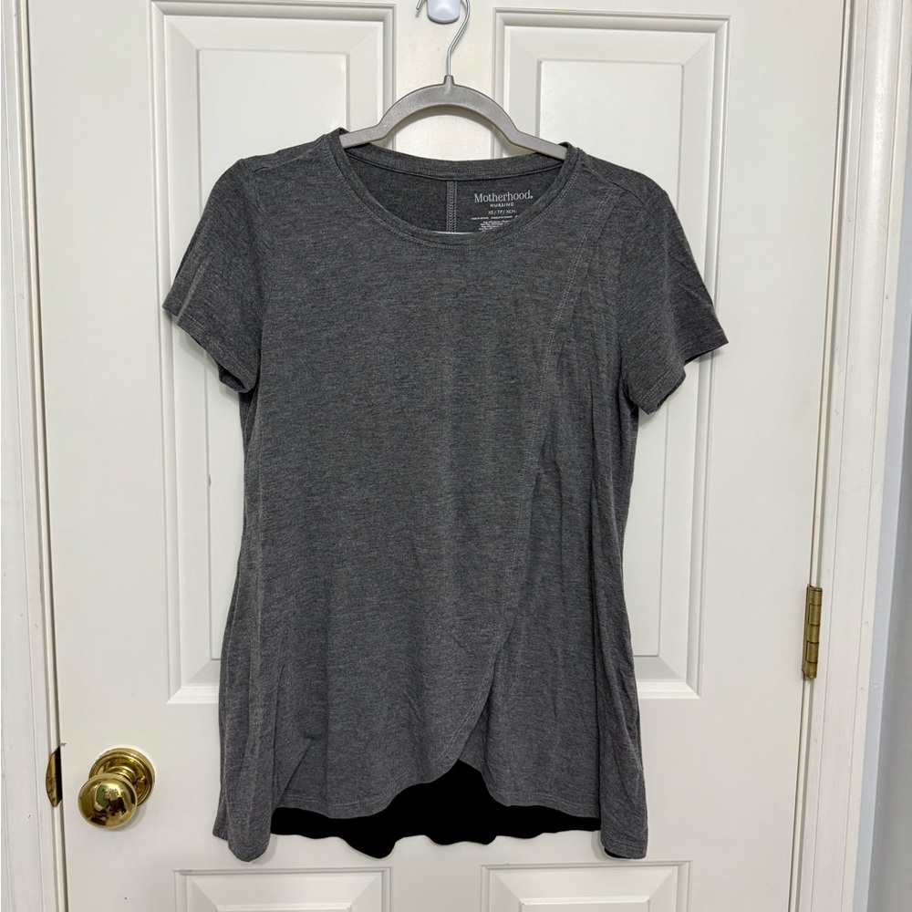 Set of 2 Motherhood Maternity Short Sleeve Tops